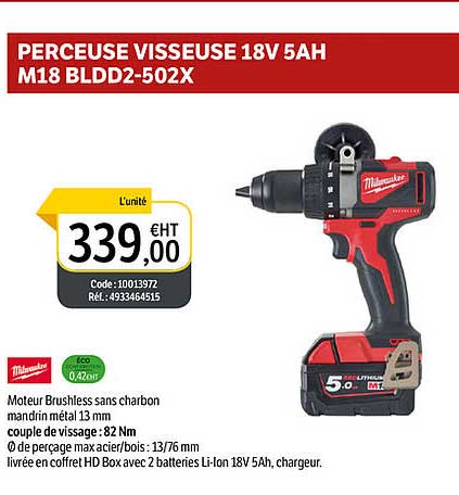 perceuse visseuse 18v 5ah m18 bldd2-502x