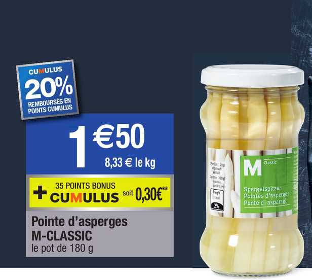 pointe d'asperges m-classic