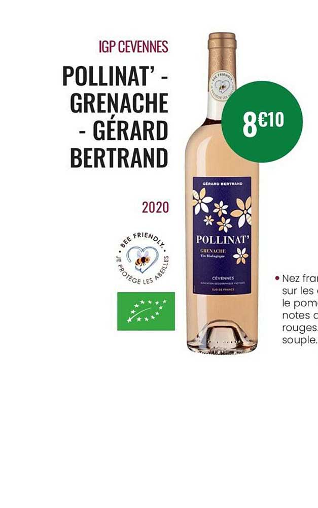pollinat' grenache gérard bertrand