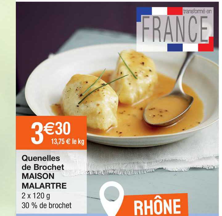 quenelles de brochet maison malartre