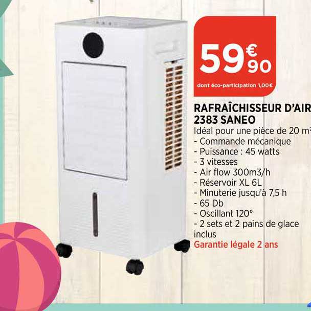 rafraîchisseur d'air 2383 saneo