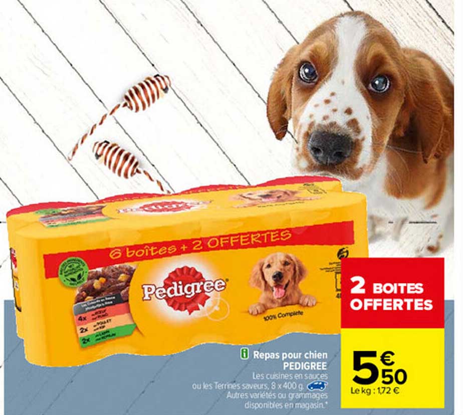 Repas Pour Chien Pedigree