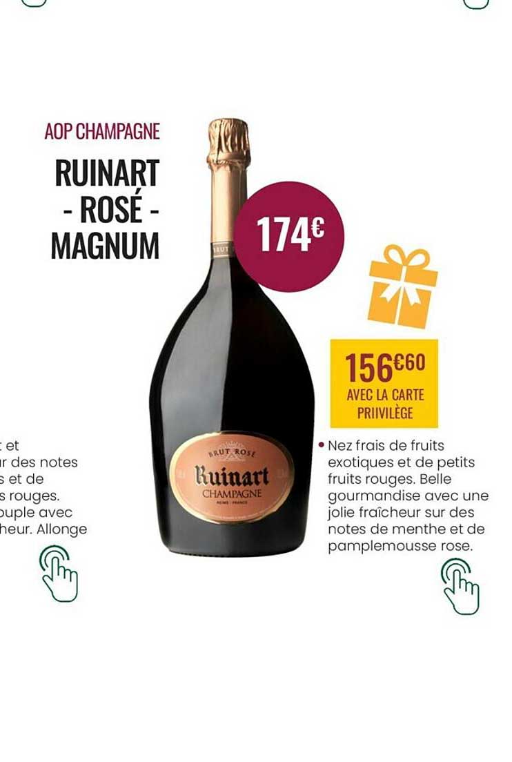 ruinart rosé magnum