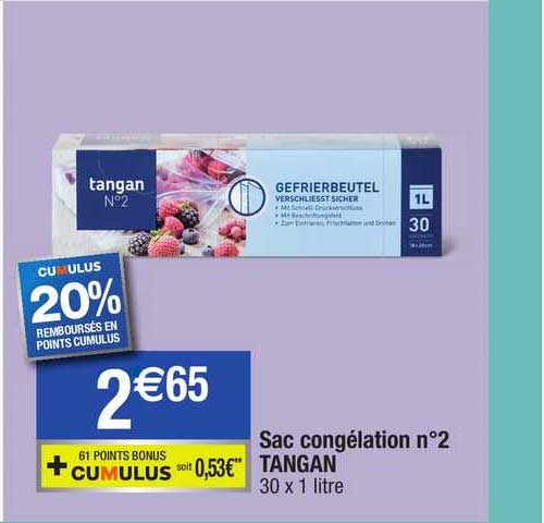 sac congélation n°2 tangan