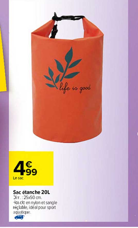 Sac étanche 20 L