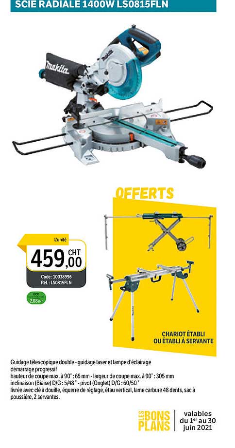 Scie Radiale 1400w Ls0815fln