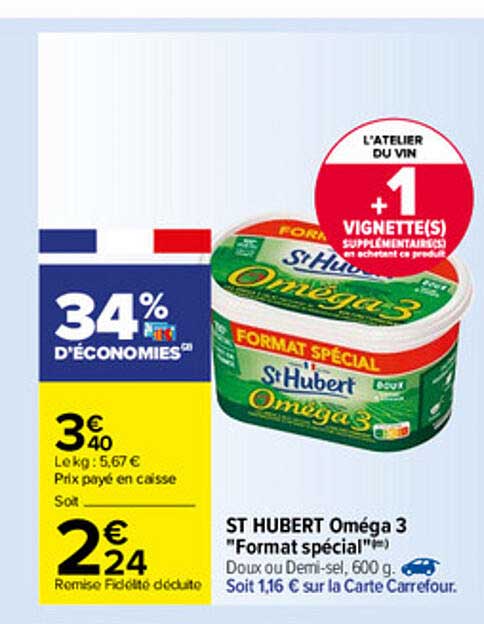 st hubert oméga 3 "format spécial"