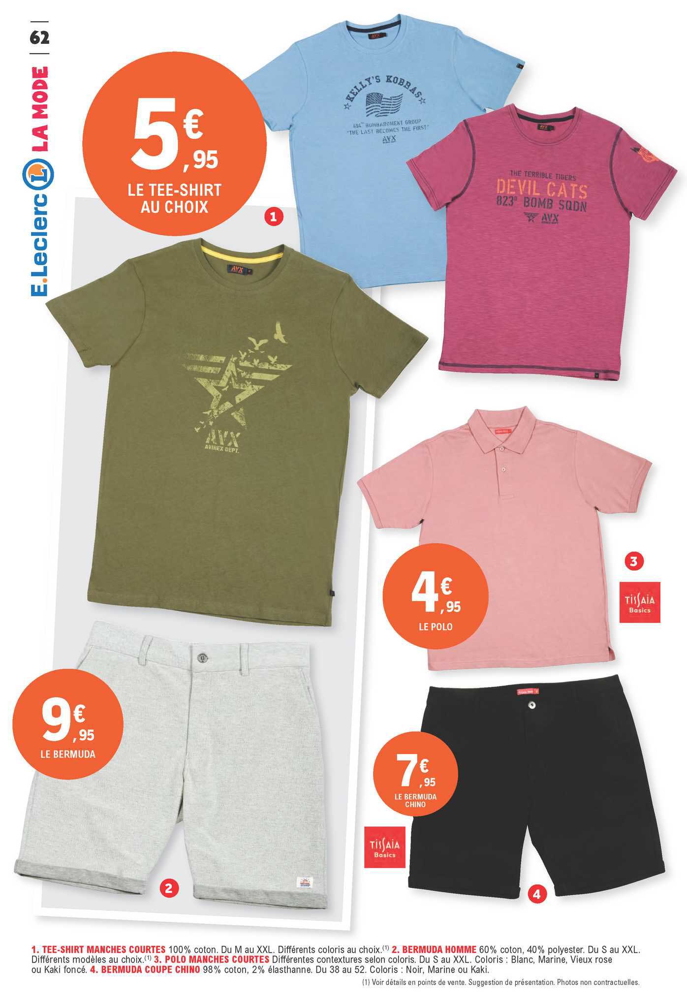 tee-shirt manches courtes bermuda homme polo manches courtes bermuda coupe chino