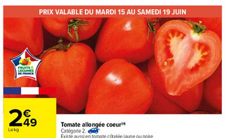 Tomate Allongée Cœur