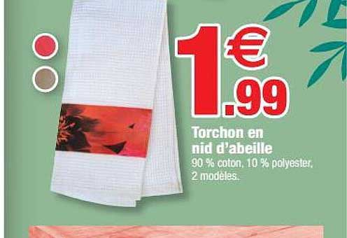 Torchon En Nid D'abeille