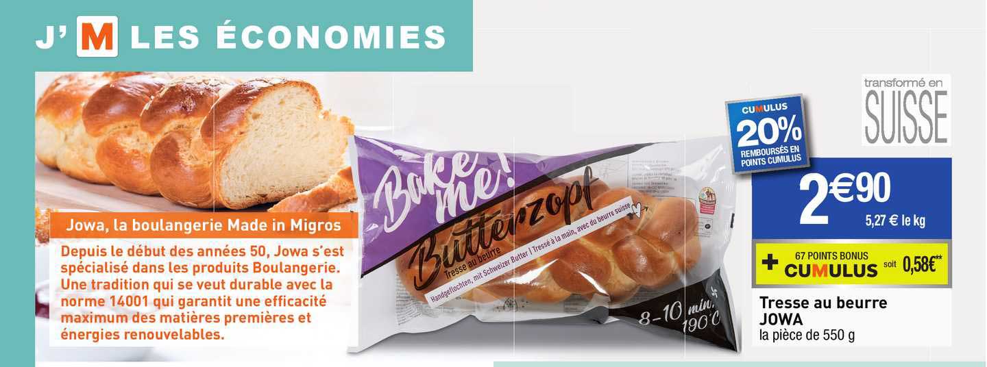 Tresse Au Beurre Jowa