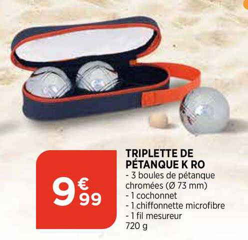 triplette de pétanque k ro