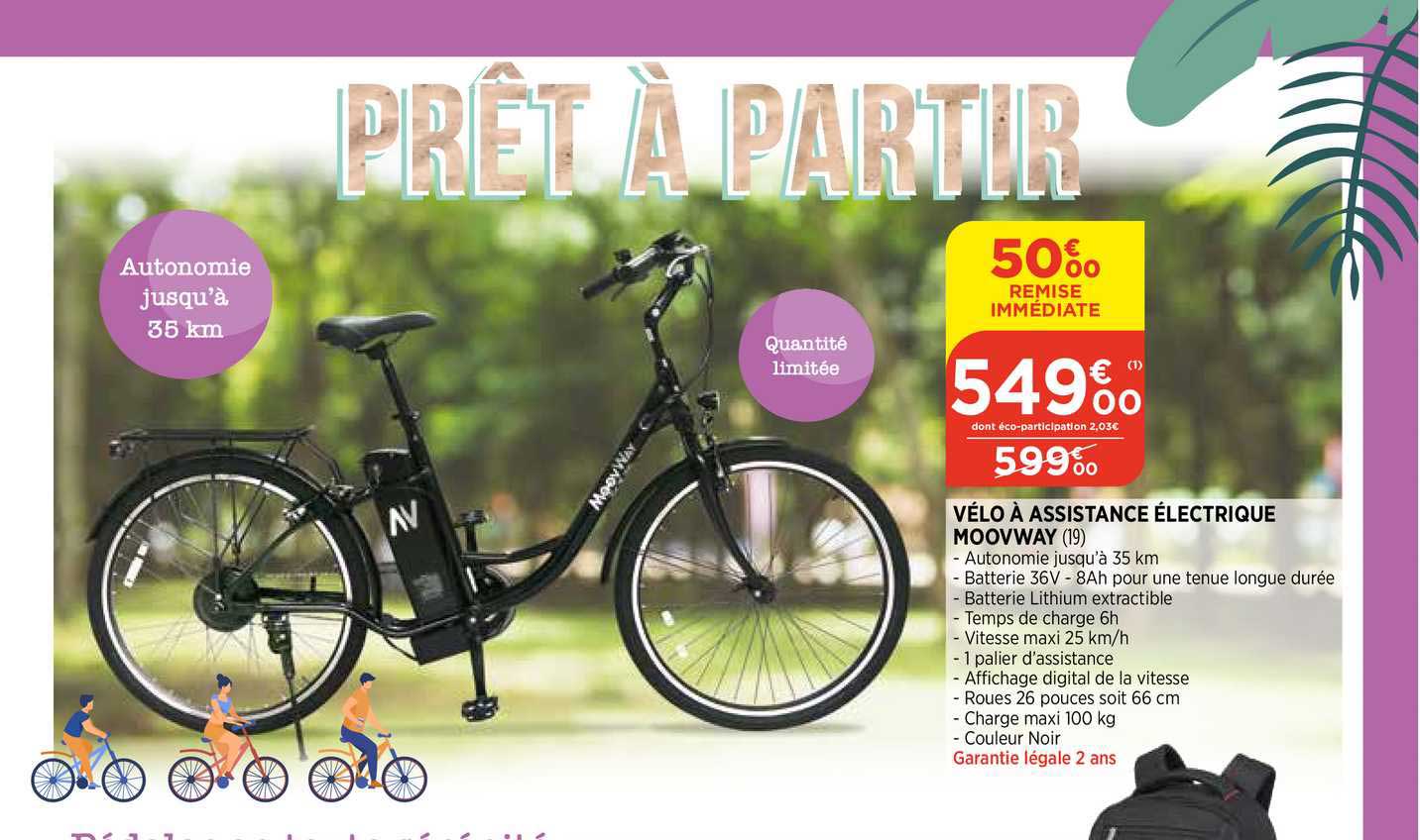 vélo à assistance électrique moovway