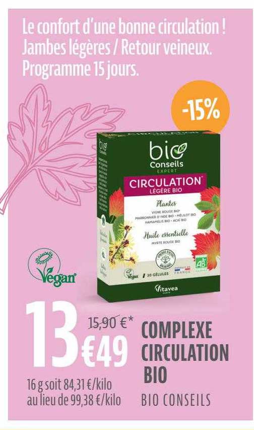 complexe circulation bio bio conseils