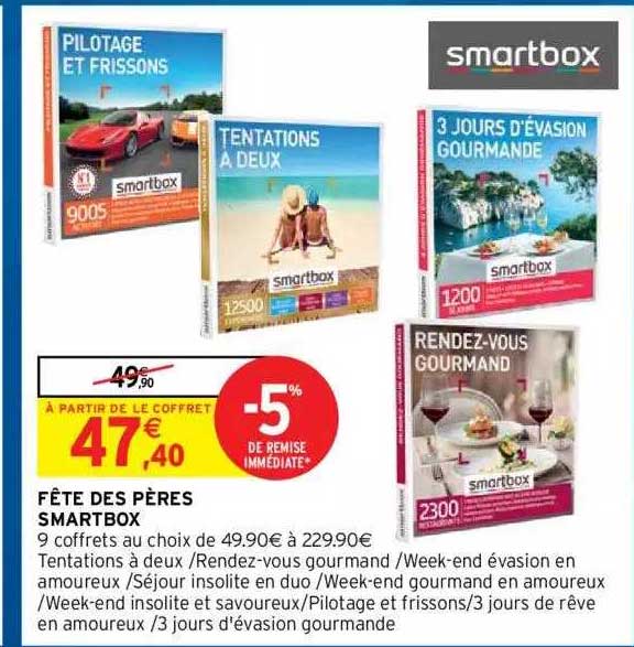 fête des pères smartbox
