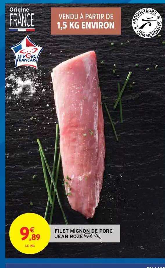 filet mignon de porc jean rozé
