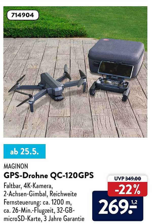 Gps-drohne Qc-120gps Maginon