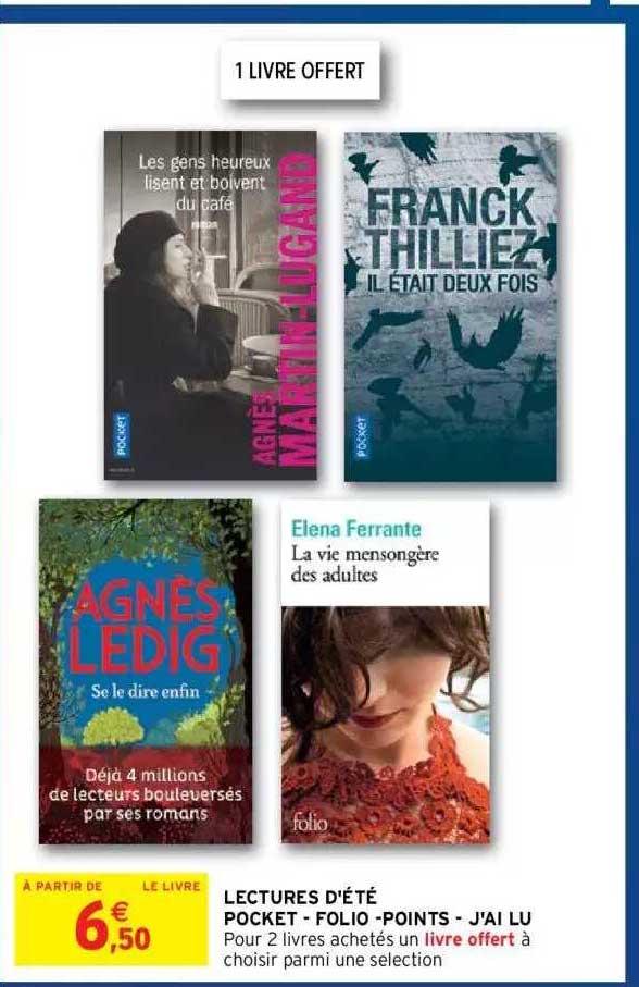 lectures d'été pocket-folio-points-j'ai lu