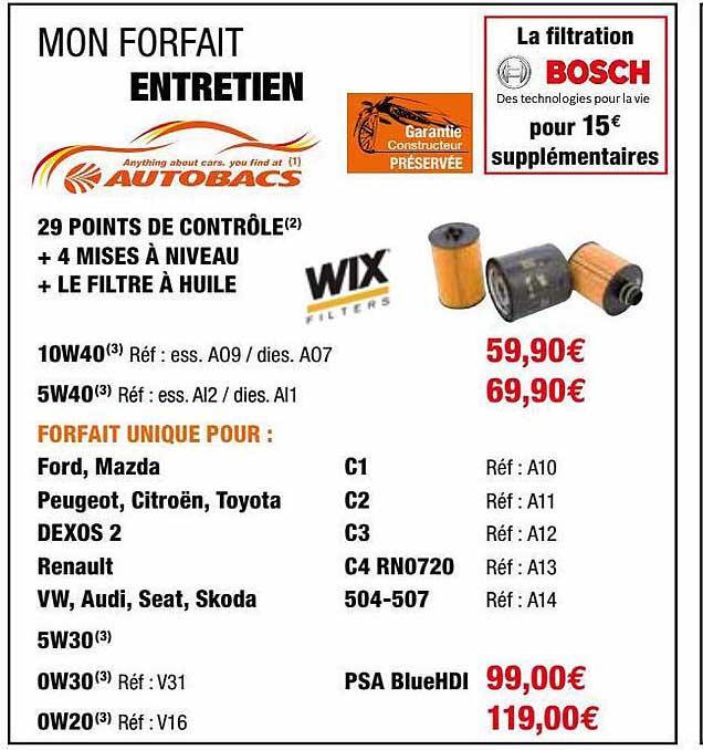 mon forfait entretien