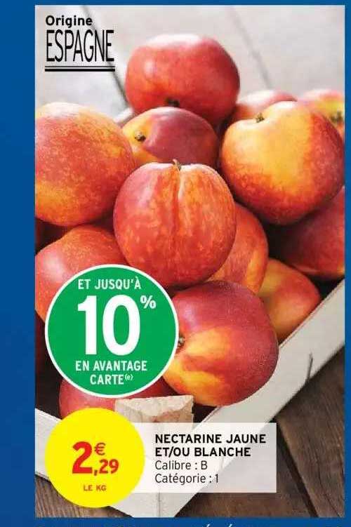 nectarine jaune et-ou blanche