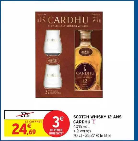 scotch whisky 12 ans cardhu