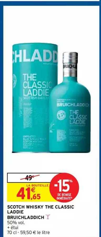 scotch whisky the classic laddie bruichladdich