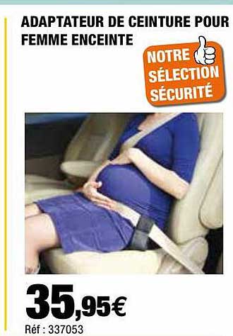 Adaptateur De Ceinture Pour Femme Enceinte