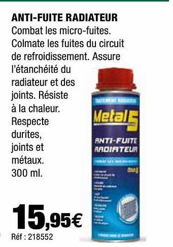 Anti-fuite Radiateur Métal 5