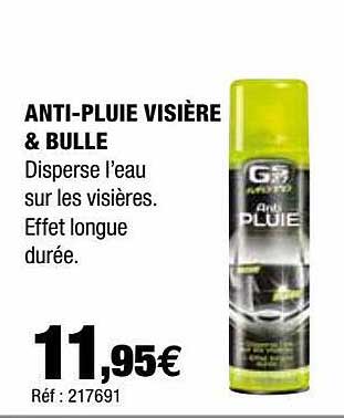 anti-pluie visière & bulle gs27