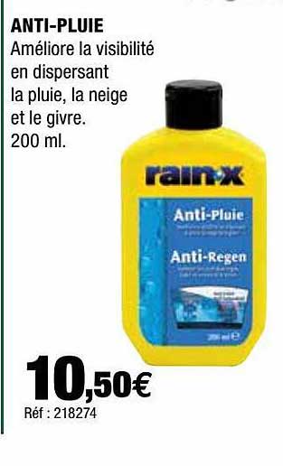 Anti-pluie Rain-x