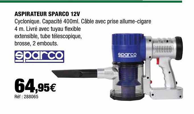 aspirateur sparco 12v sparco