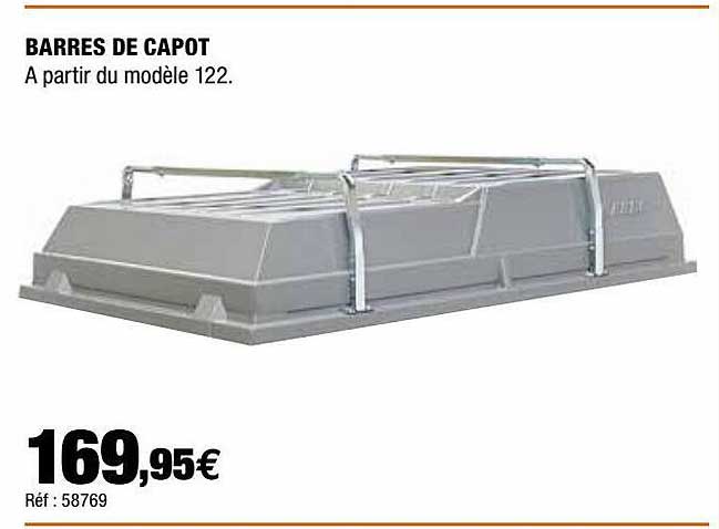 barres de capot