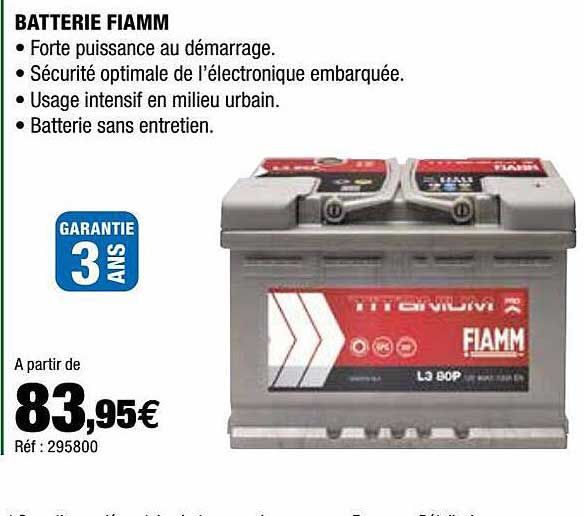 Batterie Fiamm