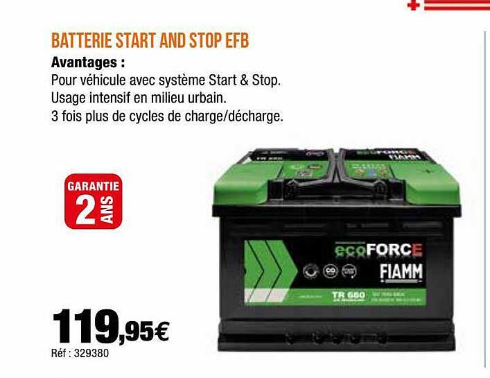 batterie start and stop efb