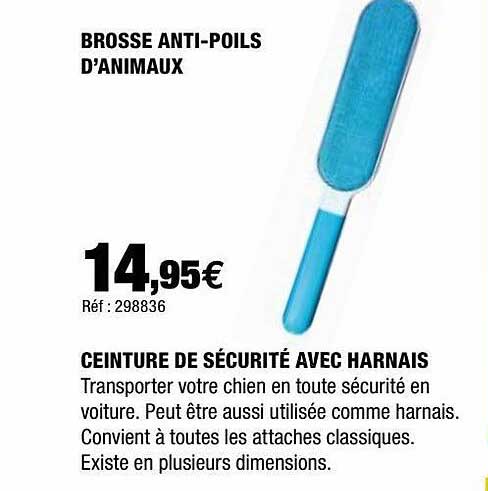 brosse anti-poils d'animaux