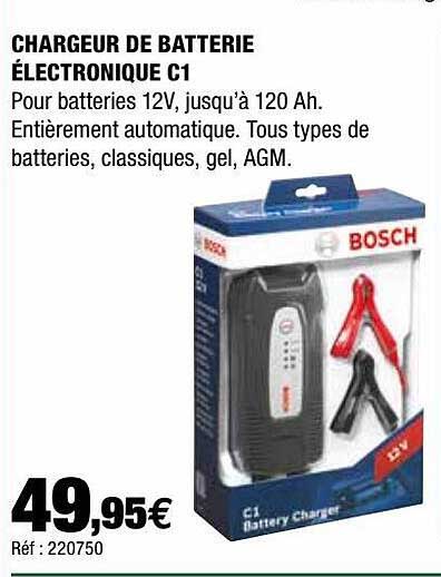 Chargeur De Batterie électronique C1 Bosch