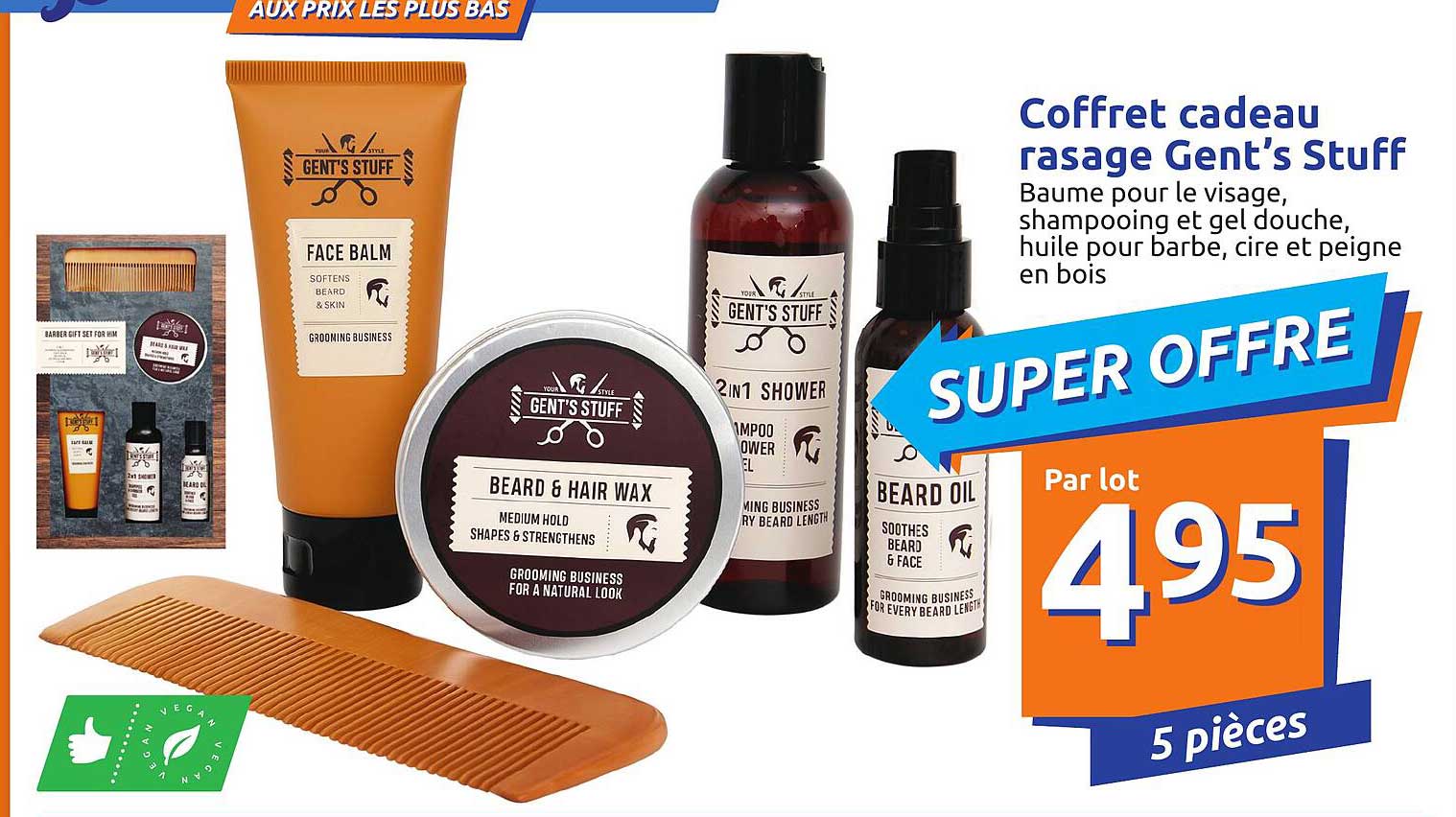 coffret cadeau rasage gent's stuff