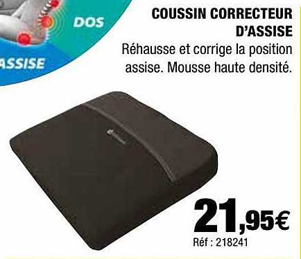 coussin correcteur d'assise