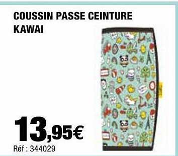 coussin passe ceniture kawai