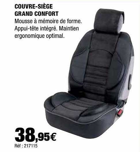couvre-siège grand confort