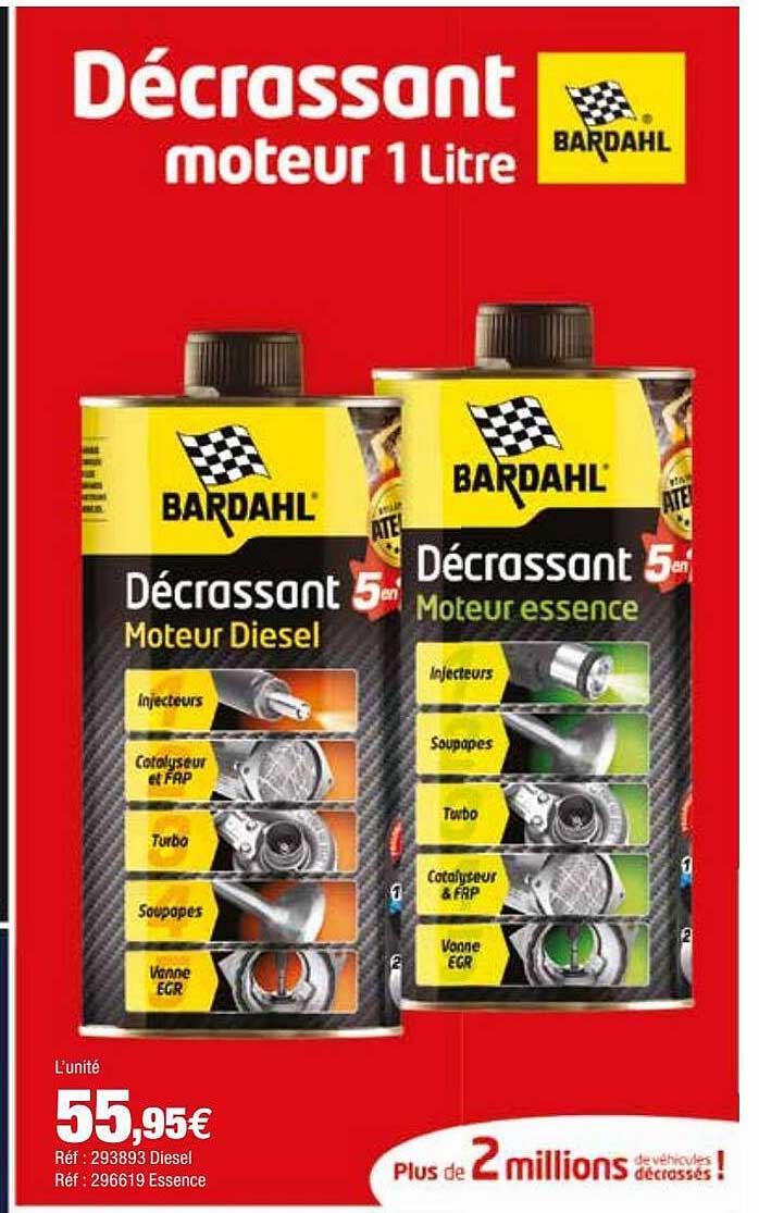 Décrassant Moteur Bardahl