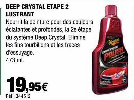 deep crystal étape 2 lustrant