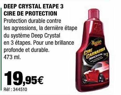 deep crystal étape 3 cire de protection
