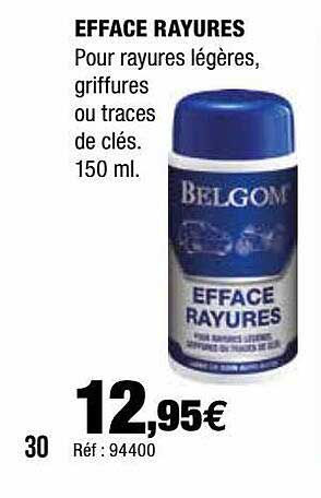 efface rayures