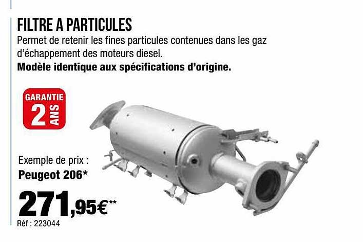 filtre à particules