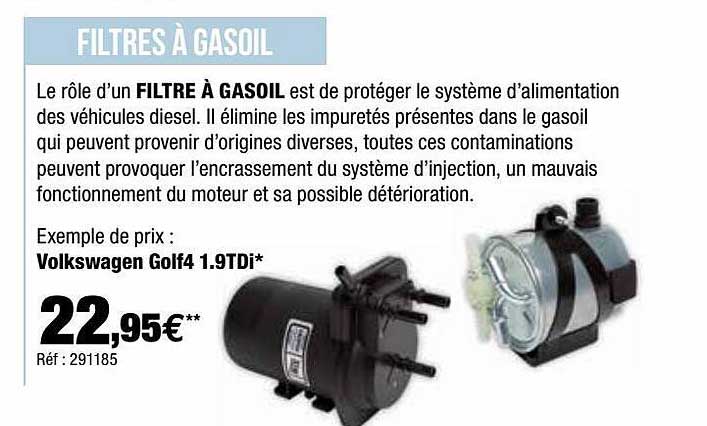 filtres à gasoil