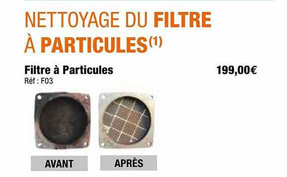 filtres à particules