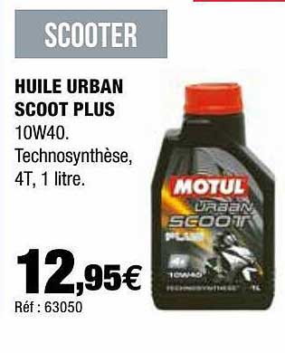 huile urban scoot plus motul