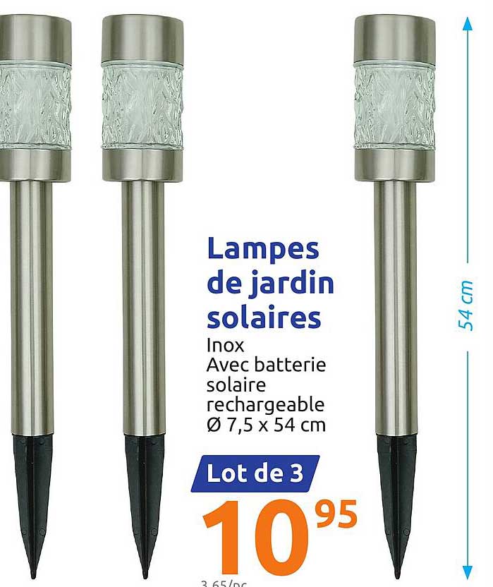 lampes de jardin solaires