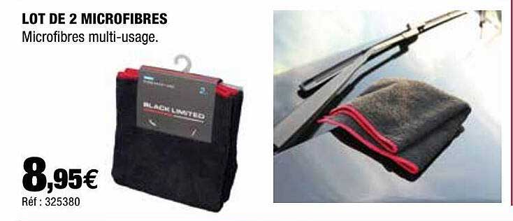 Lot De 2 Microfibres